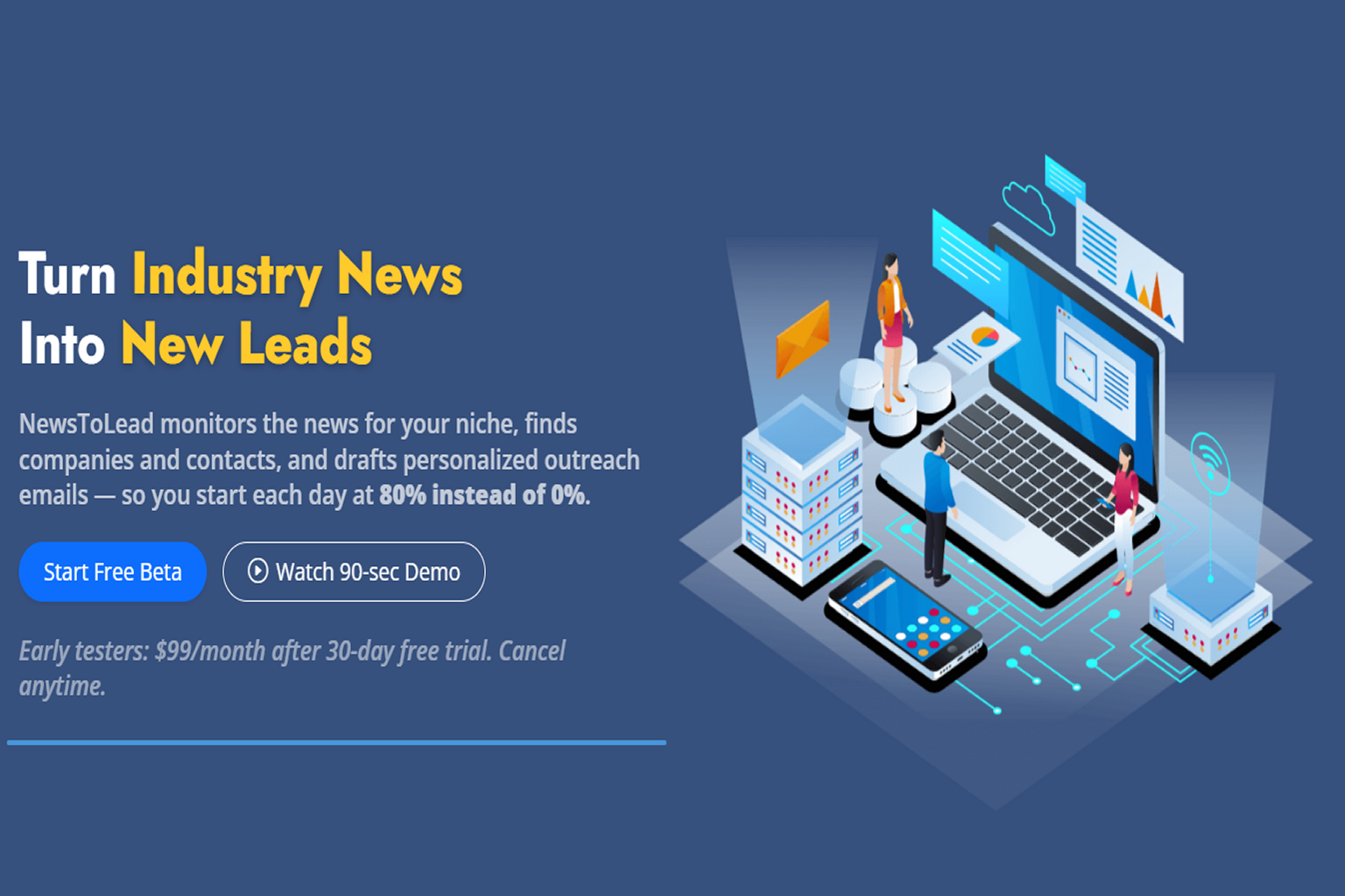 NewsToLead AI outreach